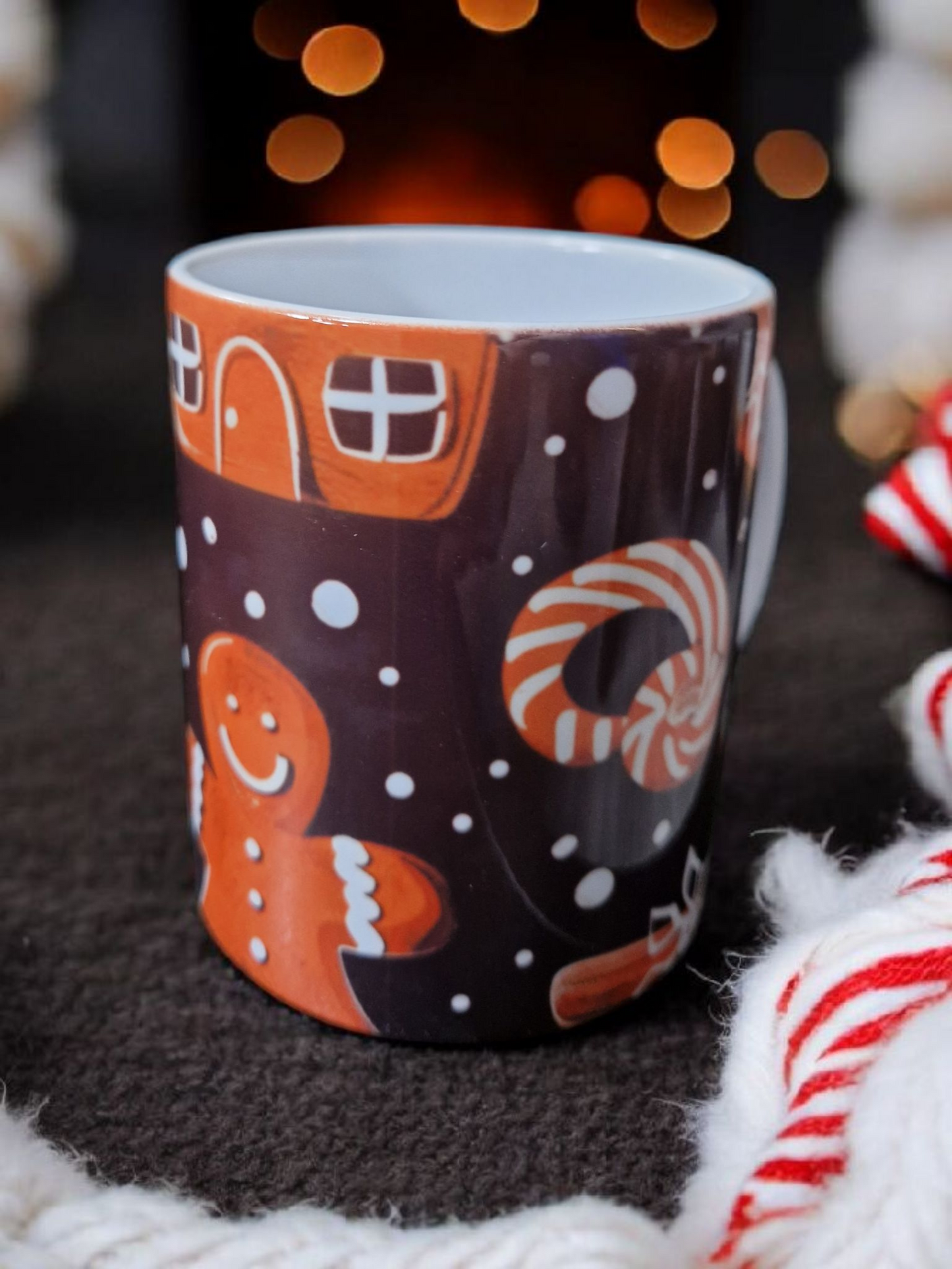 Gingerbread Christmas mugs gift box