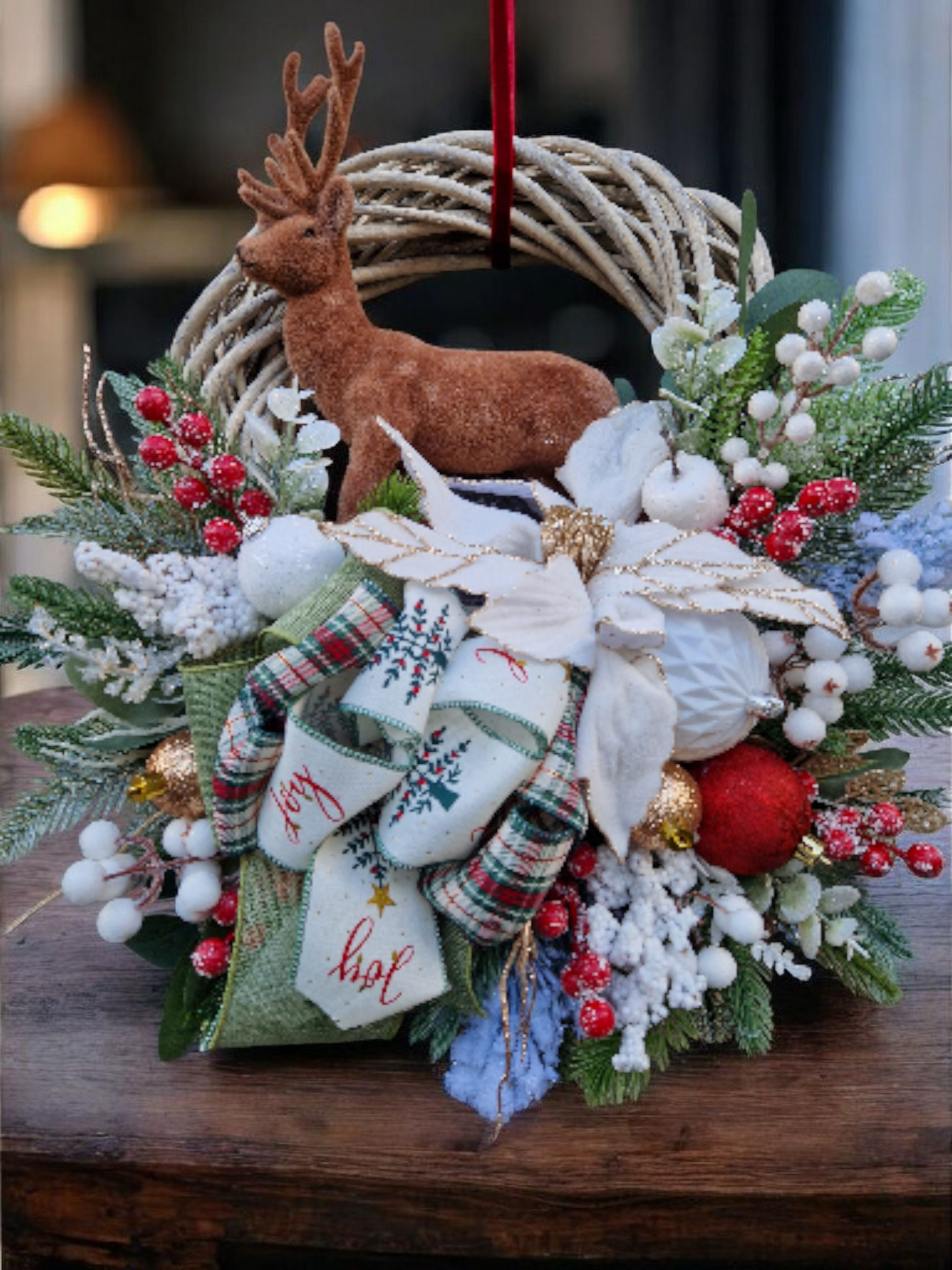 Christmas door wreath