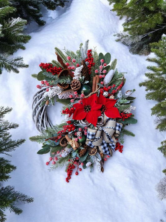 Christmas door wreath
