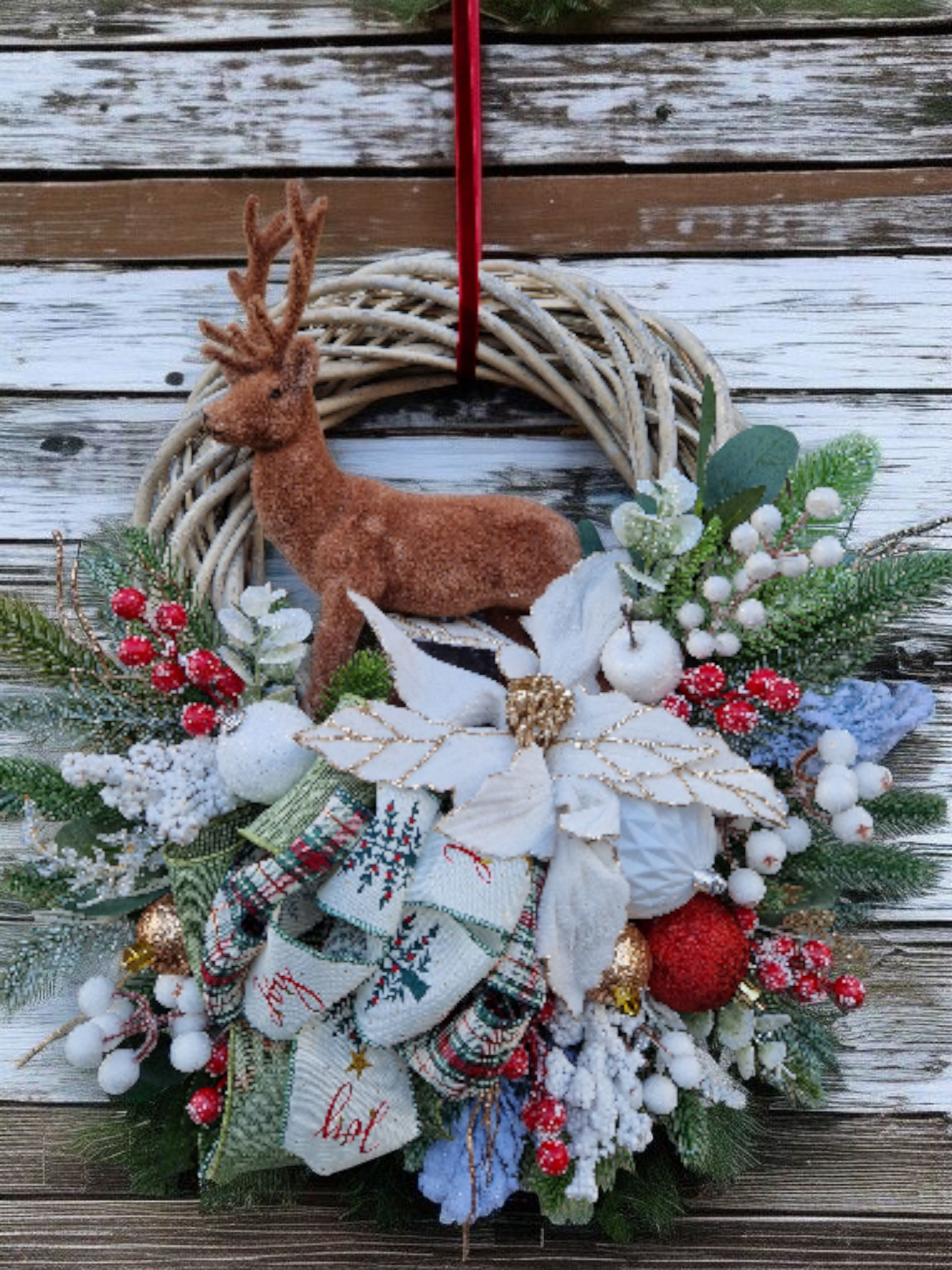 Christmas door wreath