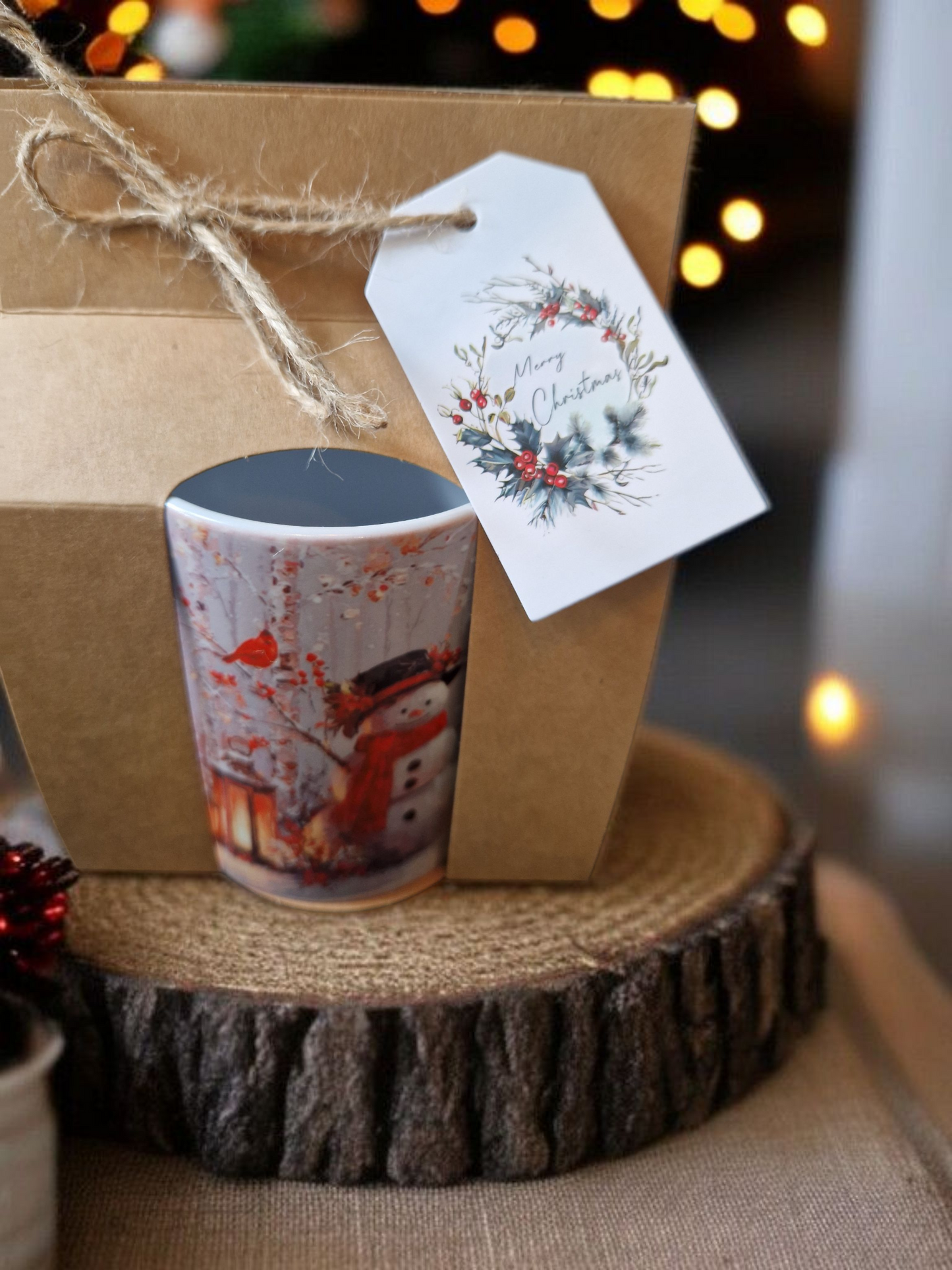 Christmas scene mug