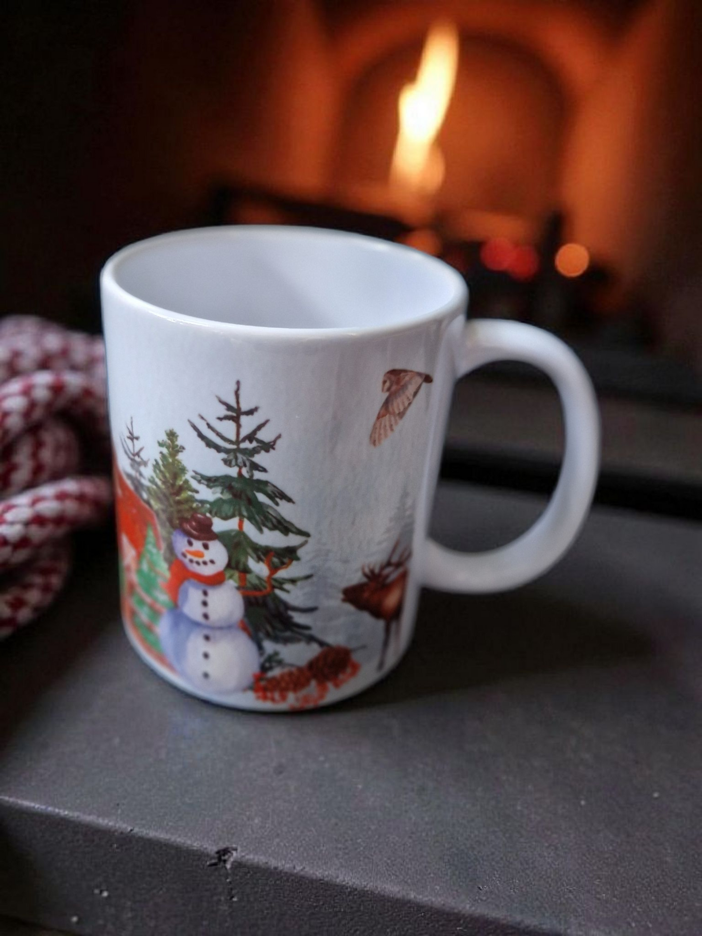 Christmas scene mug