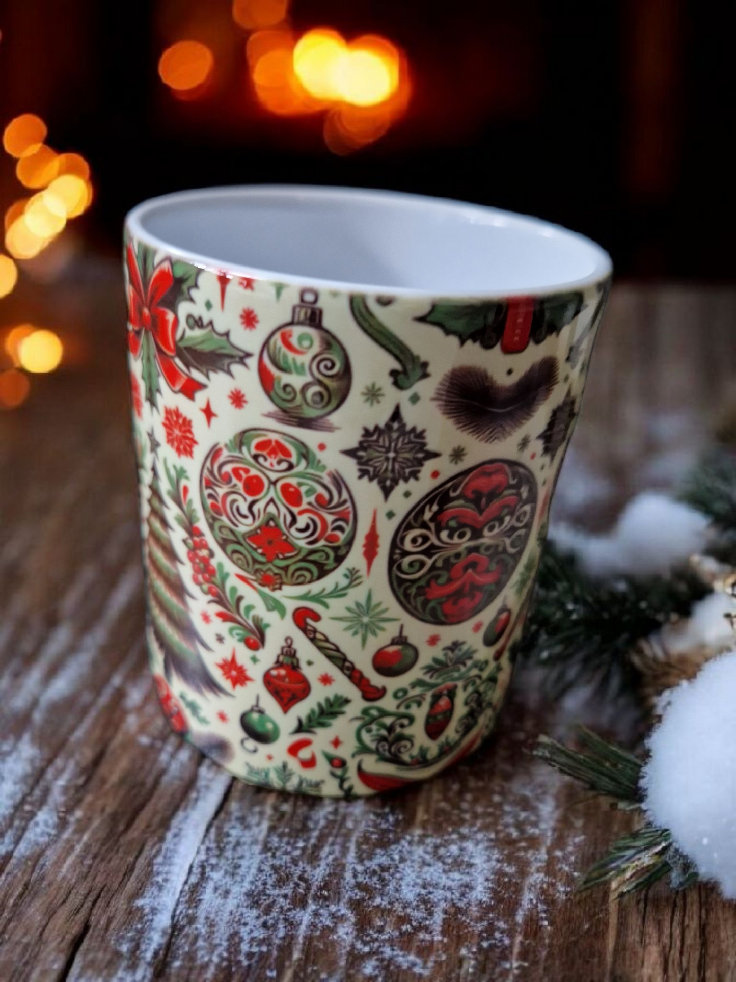 Christmas theme mugs gift box