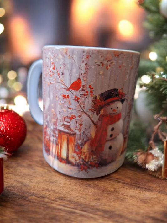 Christmas scene mug