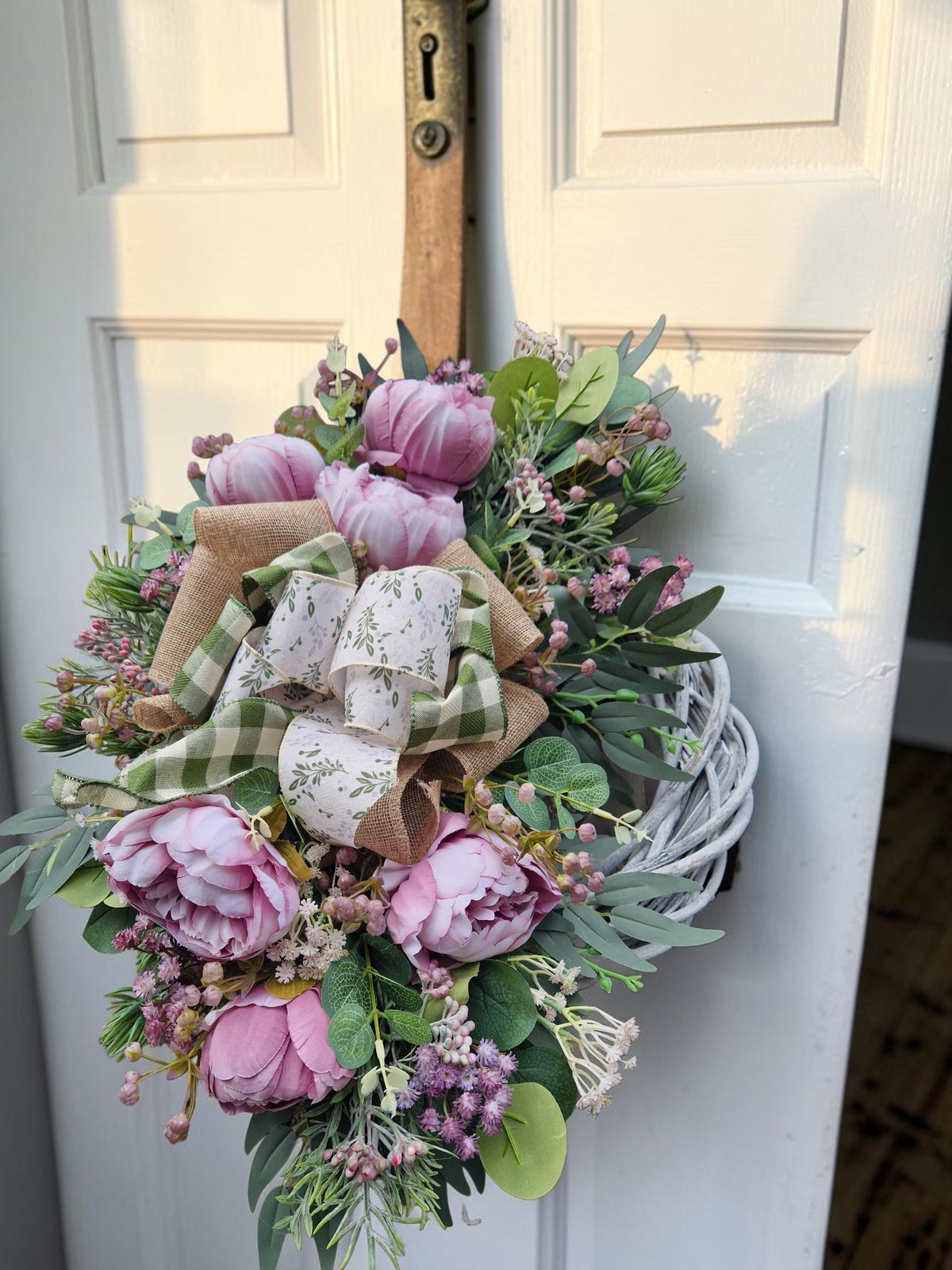 Flower door wreath
