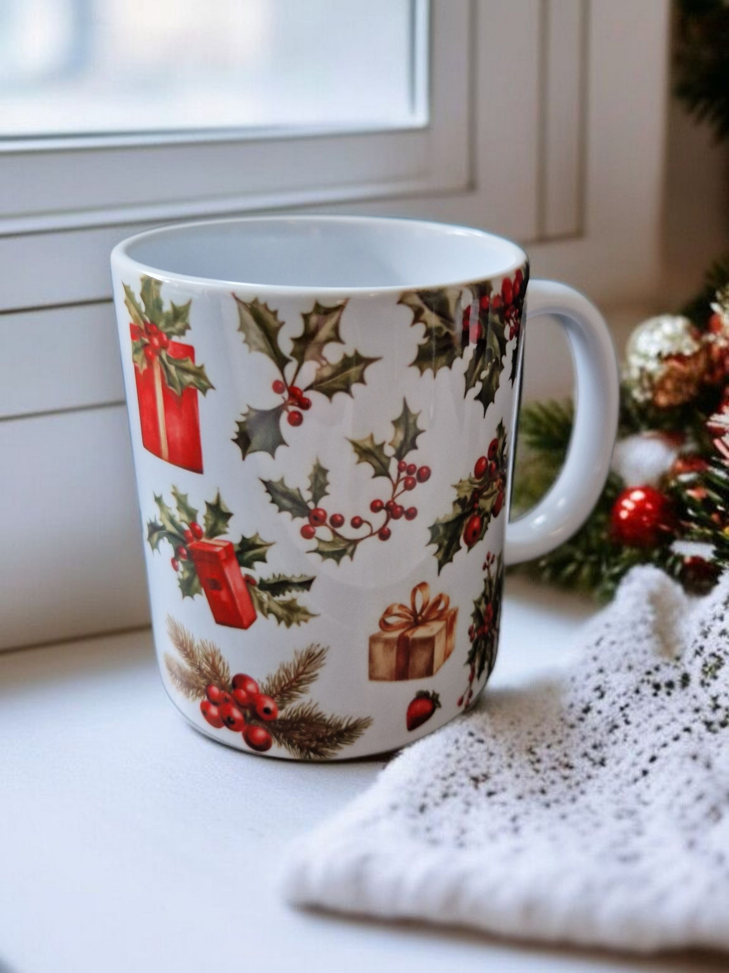 Christmas mugs gift box
