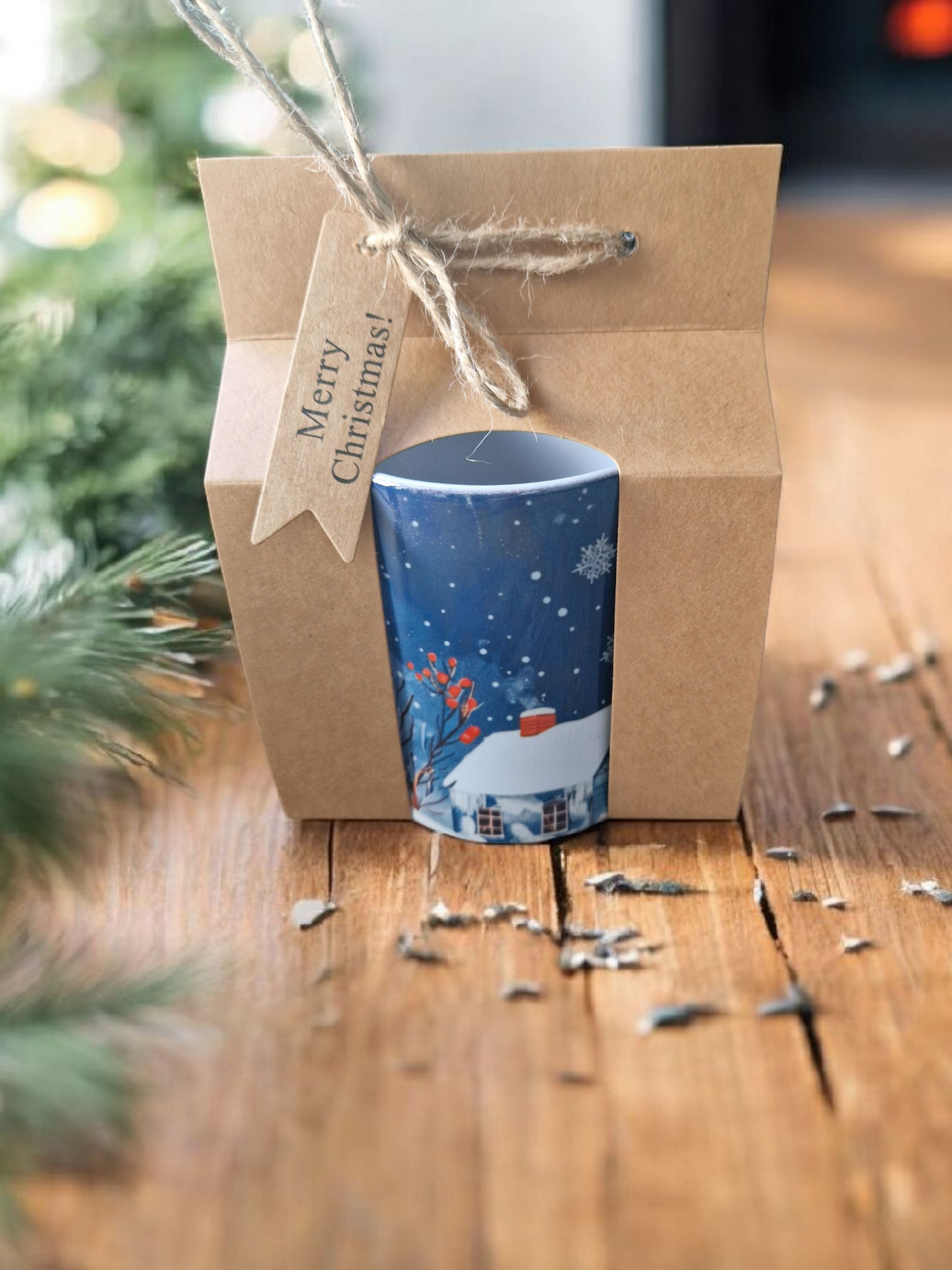 Winter scene mug gift