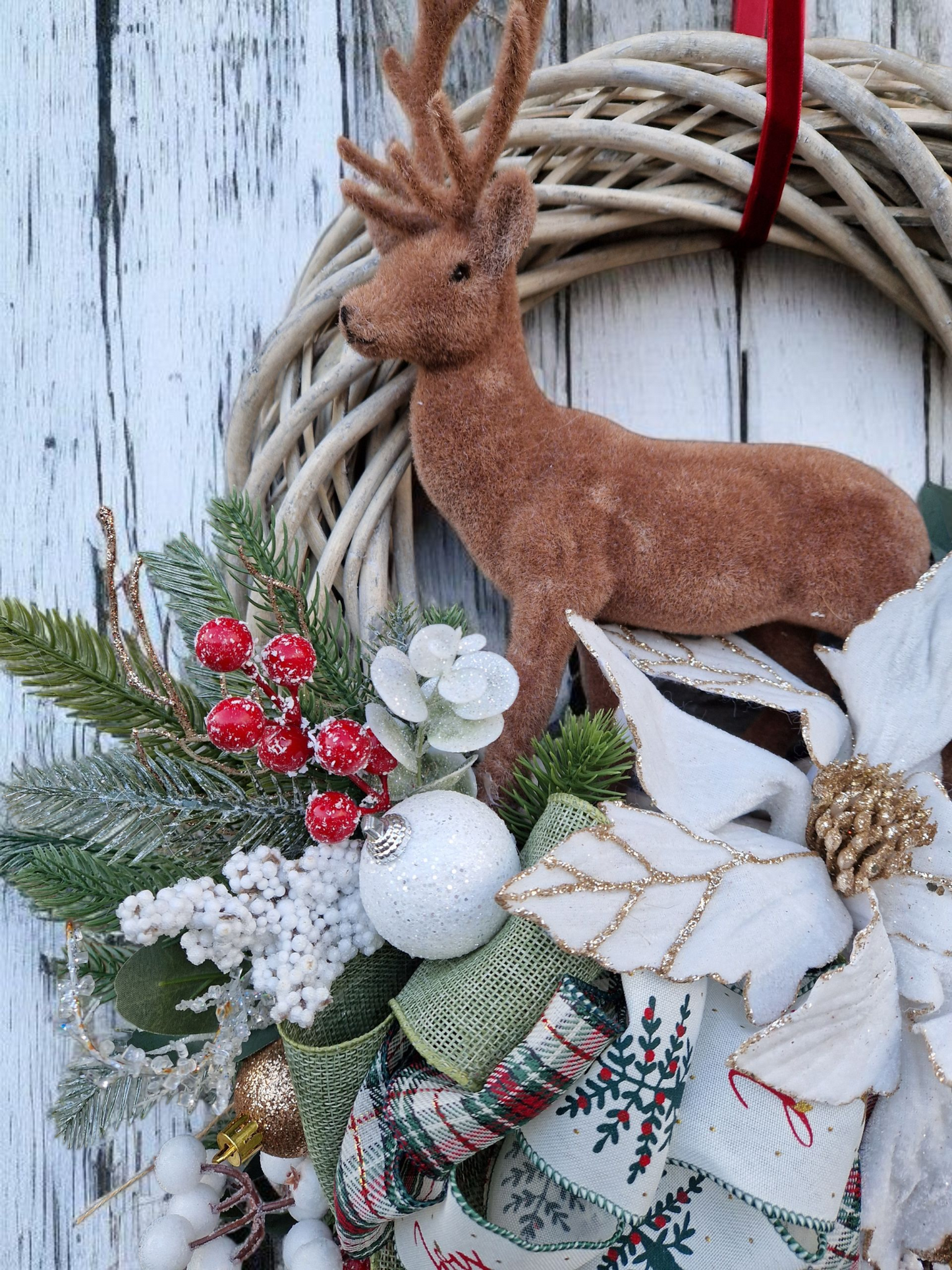 Christmas door wreath