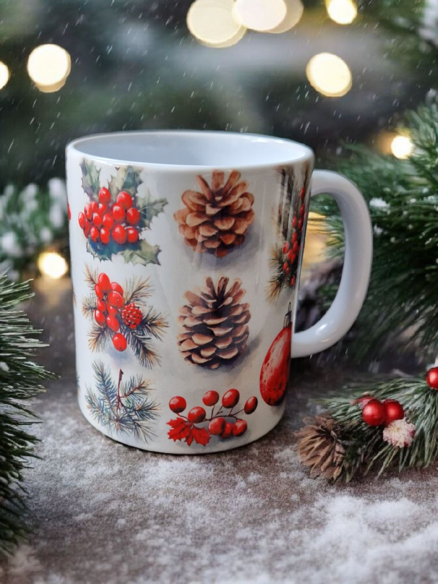Christmas mugs gift box