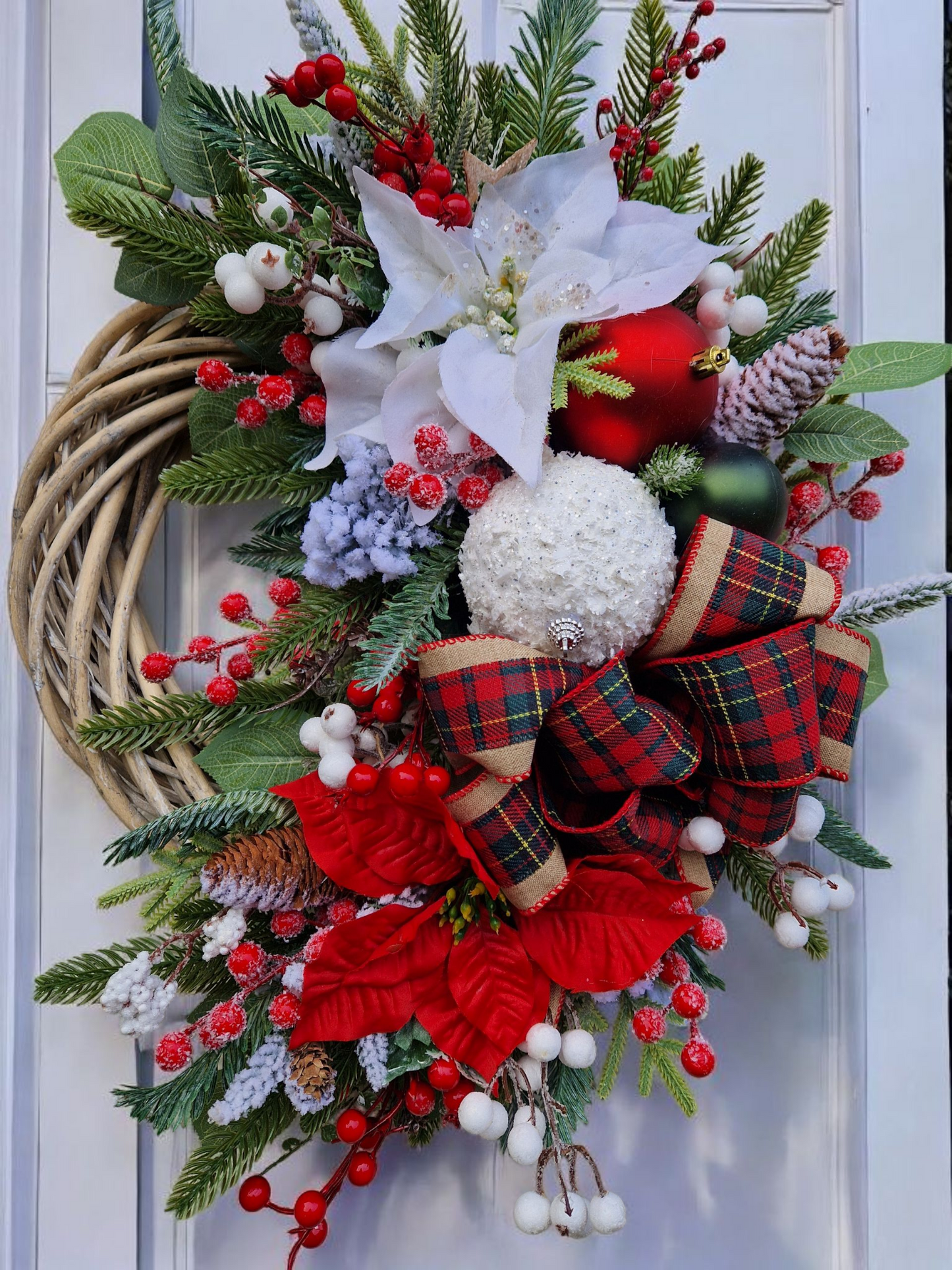 Christmas door wreath