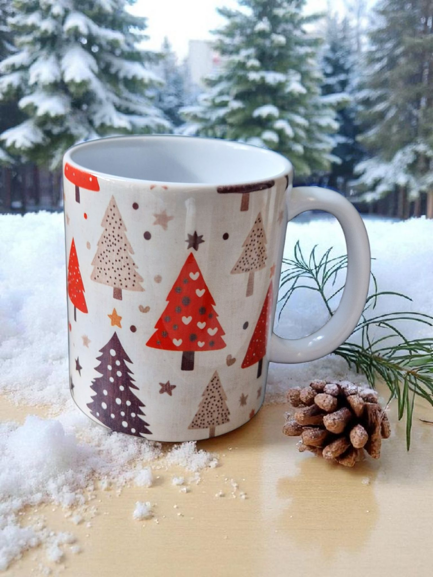Christmas trees  mug