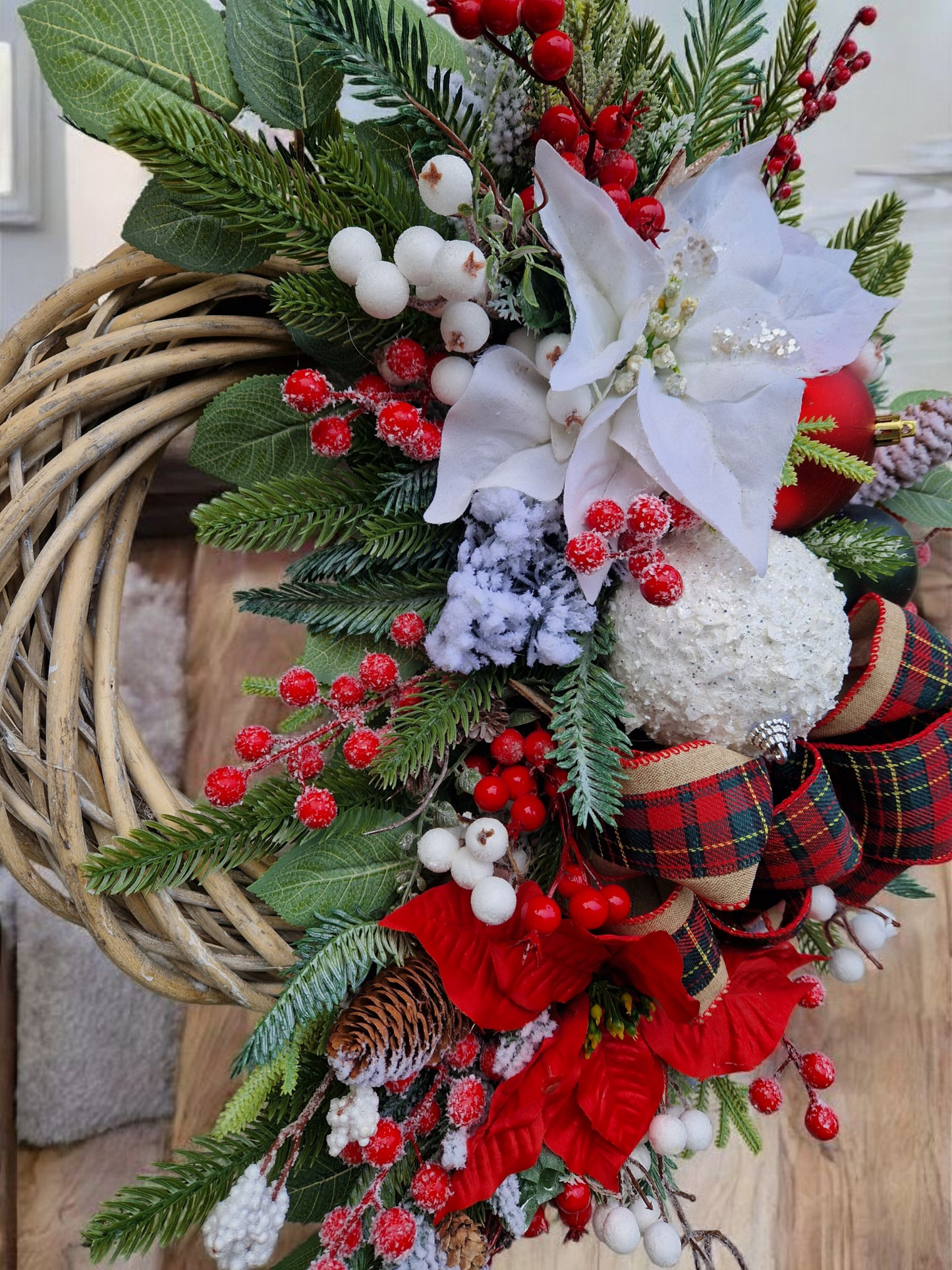 Christmas door wreath